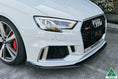 Load image into Gallery viewer, Flow Design RS3 8V Sedan Facelift Front Lip Splitter Winglets (Pair)
