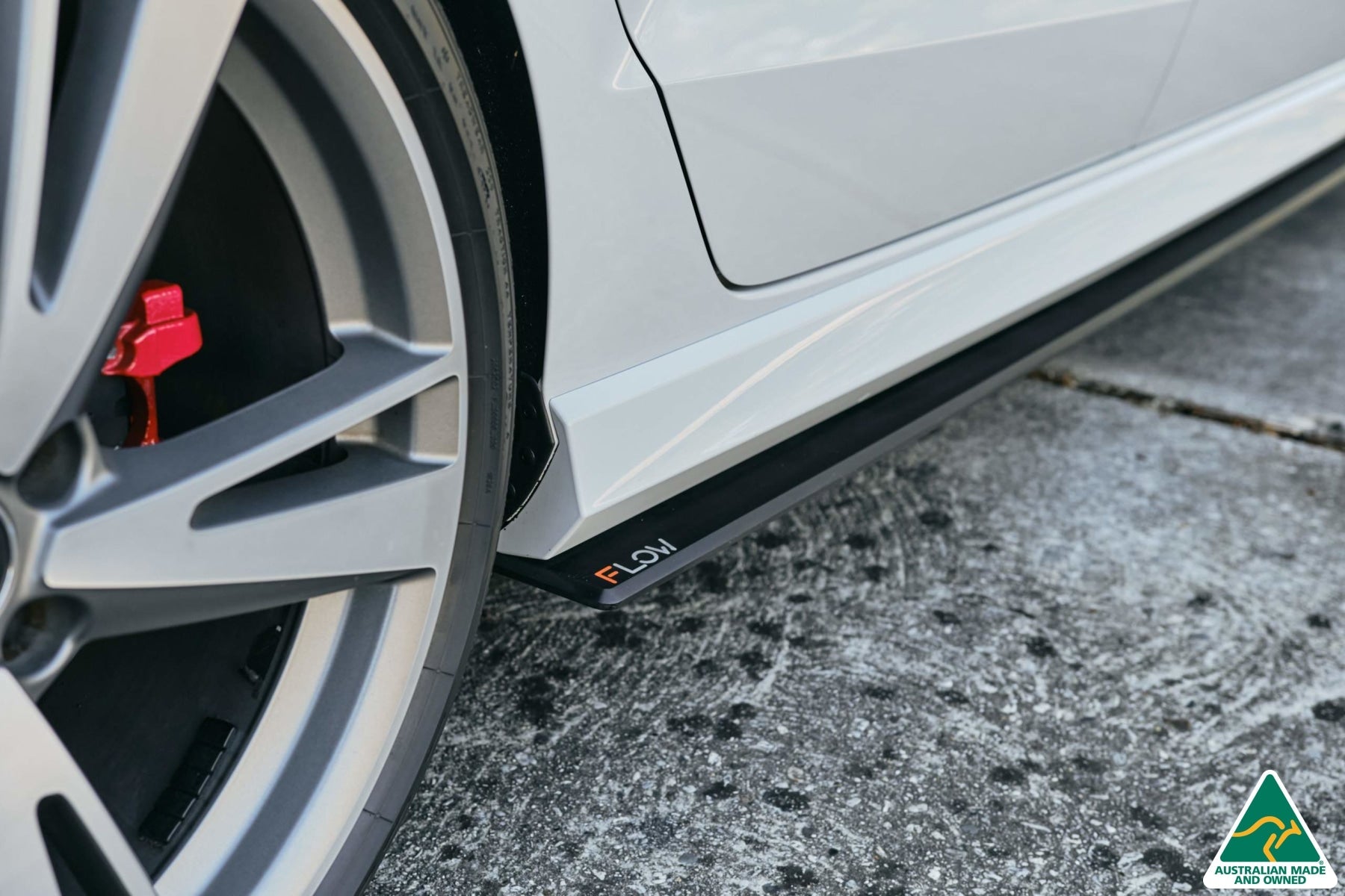 Flow Design RS3 8V Sedan Facelift Side Skirt Splitters (Pair)