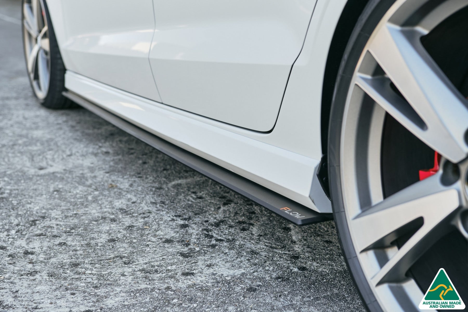 Flow Design RS3 8V Sedan Facelift Side Skirt Splitters (Pair)