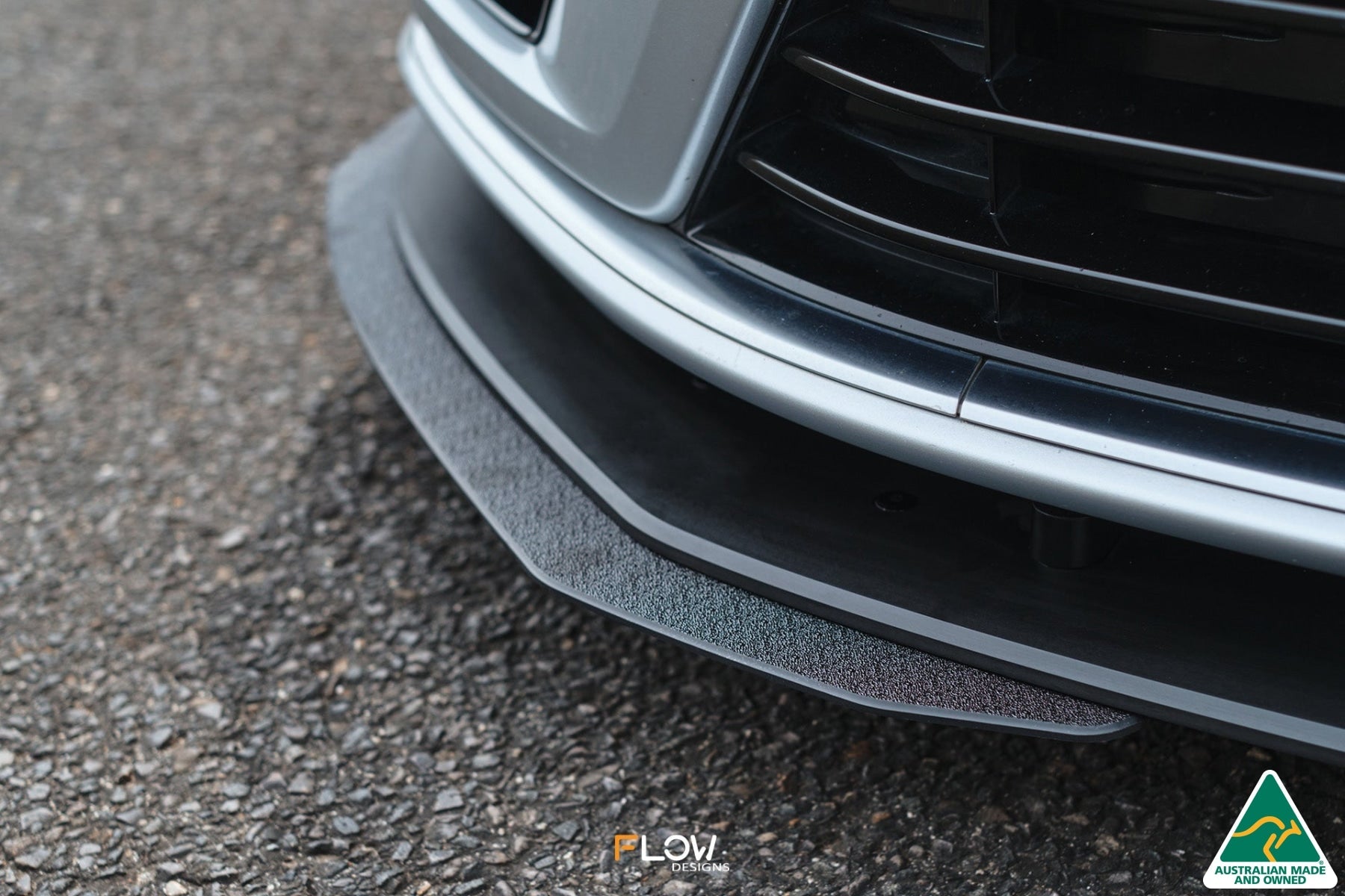 Flow Design MK7 Golf R (EU/AU) Chassis Mounted Front Lip Splitter V3