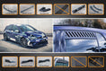 Load image into Gallery viewer, Flow Design MK7.5 Golf R Full Lip Splitter Set with Flow-Lock Rear Diffuser
