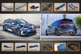 Load image into Gallery viewer, Flow Design MK7.5 Golf R Full Lip Splitter Set with Flow-Lock Rear Diffuser
