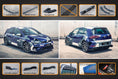 Load image into Gallery viewer, Flow Design MK7.5 Golf R Full Lip Splitter Set with Flow-Lock Rear Diffuser
