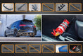 Load image into Gallery viewer, Flow Design MK7.5 Golf GTI Full Lip Splitter Set with Flow-Lock Rear Diffuser
