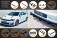 Load image into Gallery viewer, Flow Design MK7 Golf GTI Full Lip Splitter Set with Flow-Lock Rear Diffuser

