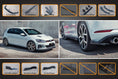 Load image into Gallery viewer, Flow Design MK7.5 Golf GTI Full Lip Splitter Set with Flow-Lock Rear Diffuser
