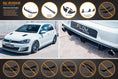 Load image into Gallery viewer, Flow Design MK7 Golf GTI Full Lip Splitter Set with Flow-Lock Rear Diffuser
