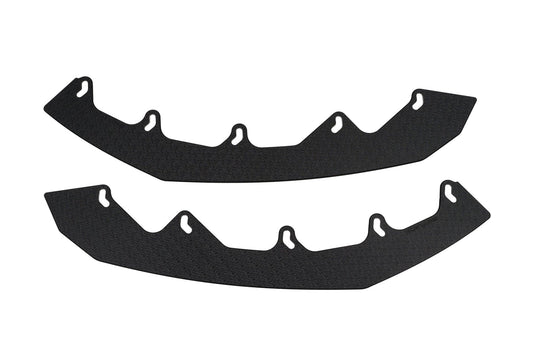 Flow Design S3 8V Sedan Pre-Facelift Front Lip Splitter Extensions (Pair)
