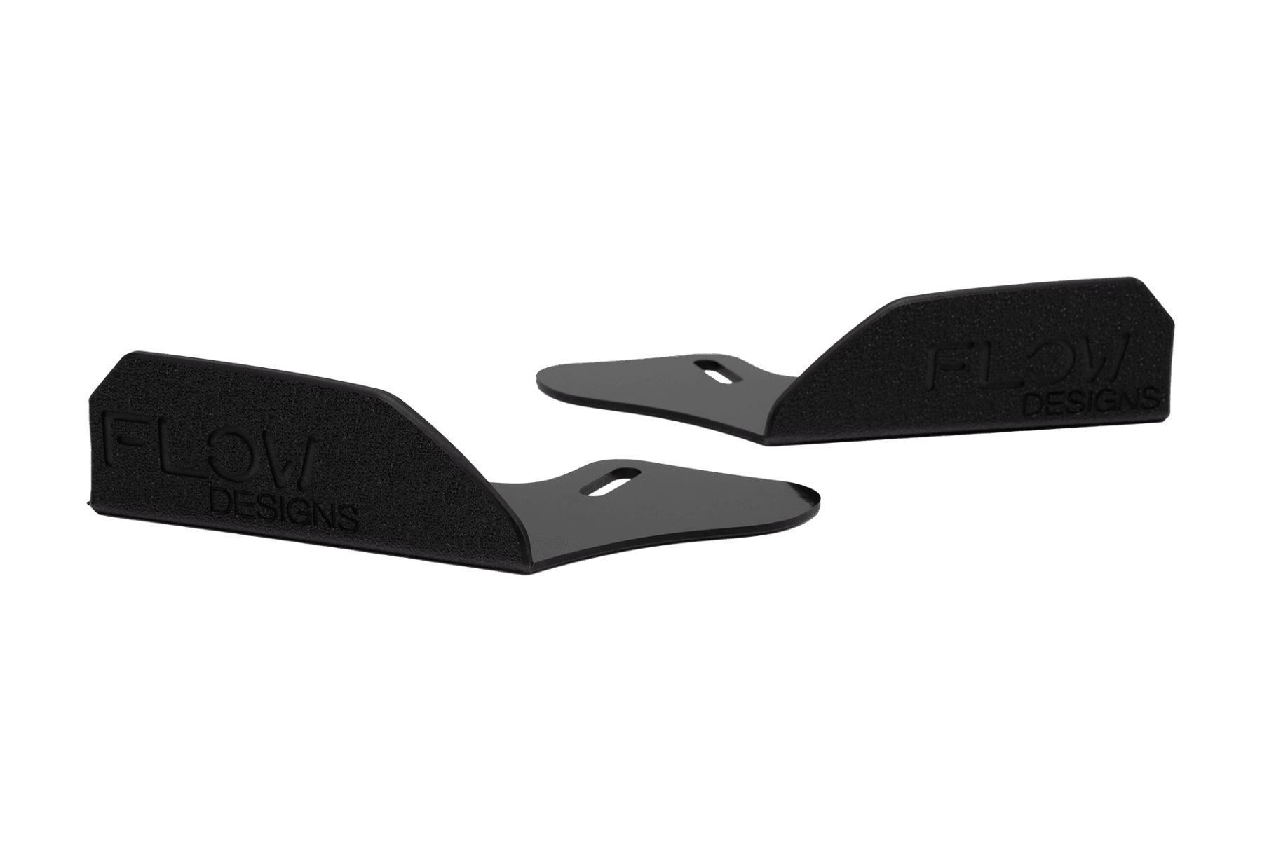 Flow Design MK7 Golf R Front Lip Splitter Winglets (Pair)