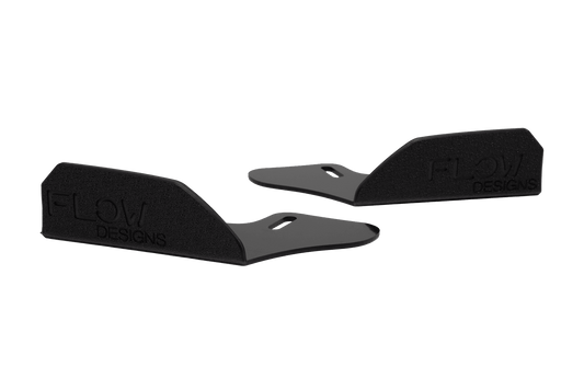 Flow Design MK7 Golf R Front Lip Splitter Winglets (Pair)