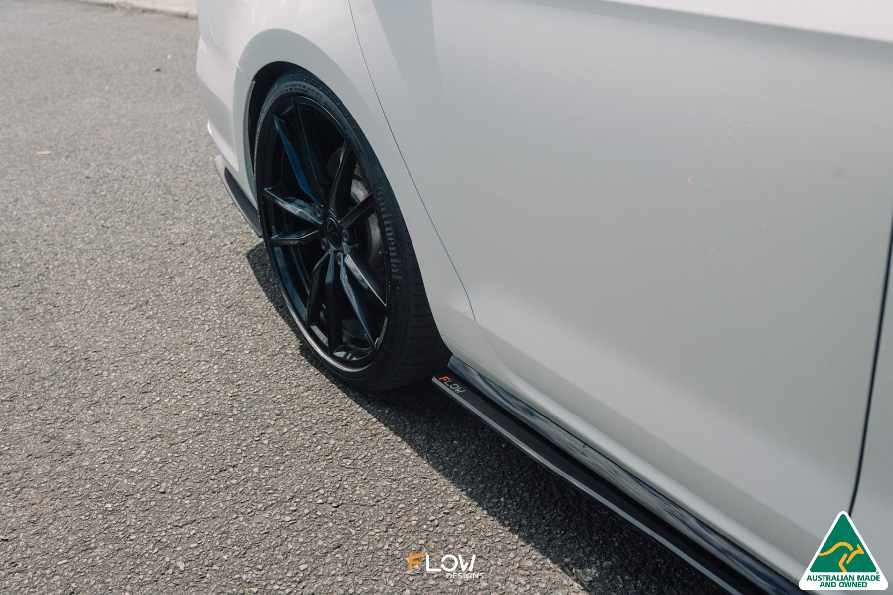 Flow Design MK7.5 Golf R Wagon Side Skirt Splitters (Pair)