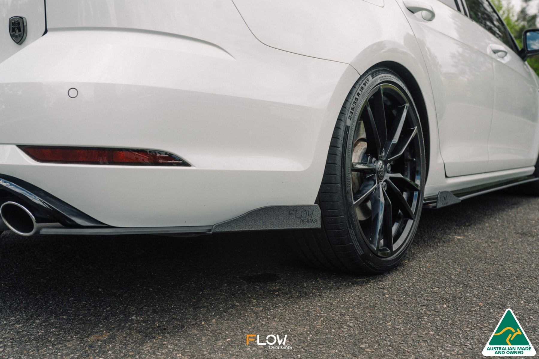 Flow Design MK7.5 Golf R Wagon Rear Spat Winglets (Pair)