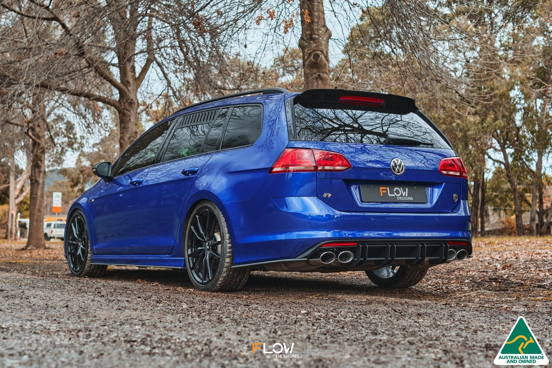 Flow Design MK7 Golf R Wagon Flow-Lock Rear Diffuser