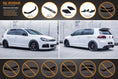 Load image into Gallery viewer, Flow Design MK6 Golf R Full Lip Splitter Set
