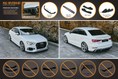 Load image into Gallery viewer, Flow Design RS3 8V Sedan Facelift Full Lip Splitter Set
