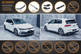 Load image into Gallery viewer, Flow Design MK8 Golf GTI Full Lip Splitter Set
