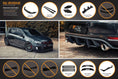 Load image into Gallery viewer, Flow Design MK6 Golf GTI Full Lip Splitter Set

