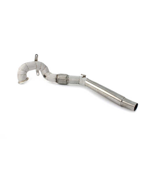 Volkswagen MK7, 7.5 Golf R 3.0" Catless Downpipe with Heat Shield