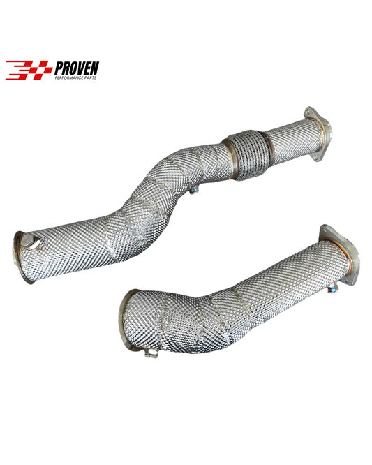BMW G80/G82/G87, M3/M4/M2 Catless Downpipe with Heat Shield