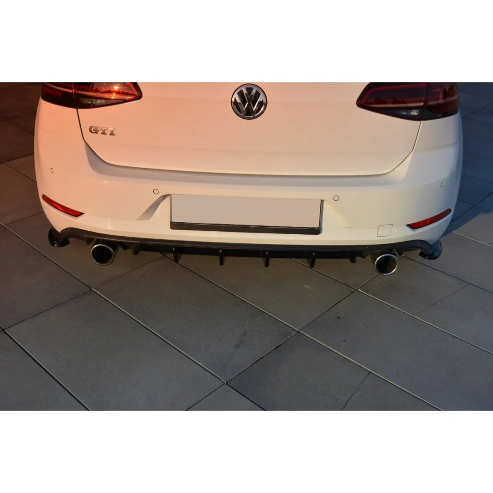 Maxton Design Rear Diffuser V2 Valance VW Golf Mk7.5 GTI (Facelift)