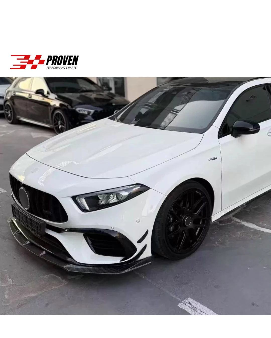 Mercedes Benz W177 A45s AMG Carbon Fibre FD Style Front Lip