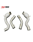 Load image into Gallery viewer, Mercedes Benz W213, E63/E63s AMG Catted Downpipe With Heatshield
