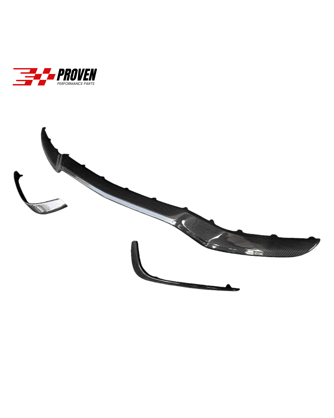 Mercedes Benz W205 C63/C63s AMG Coupe Carbon Fibre E Style Front Lip