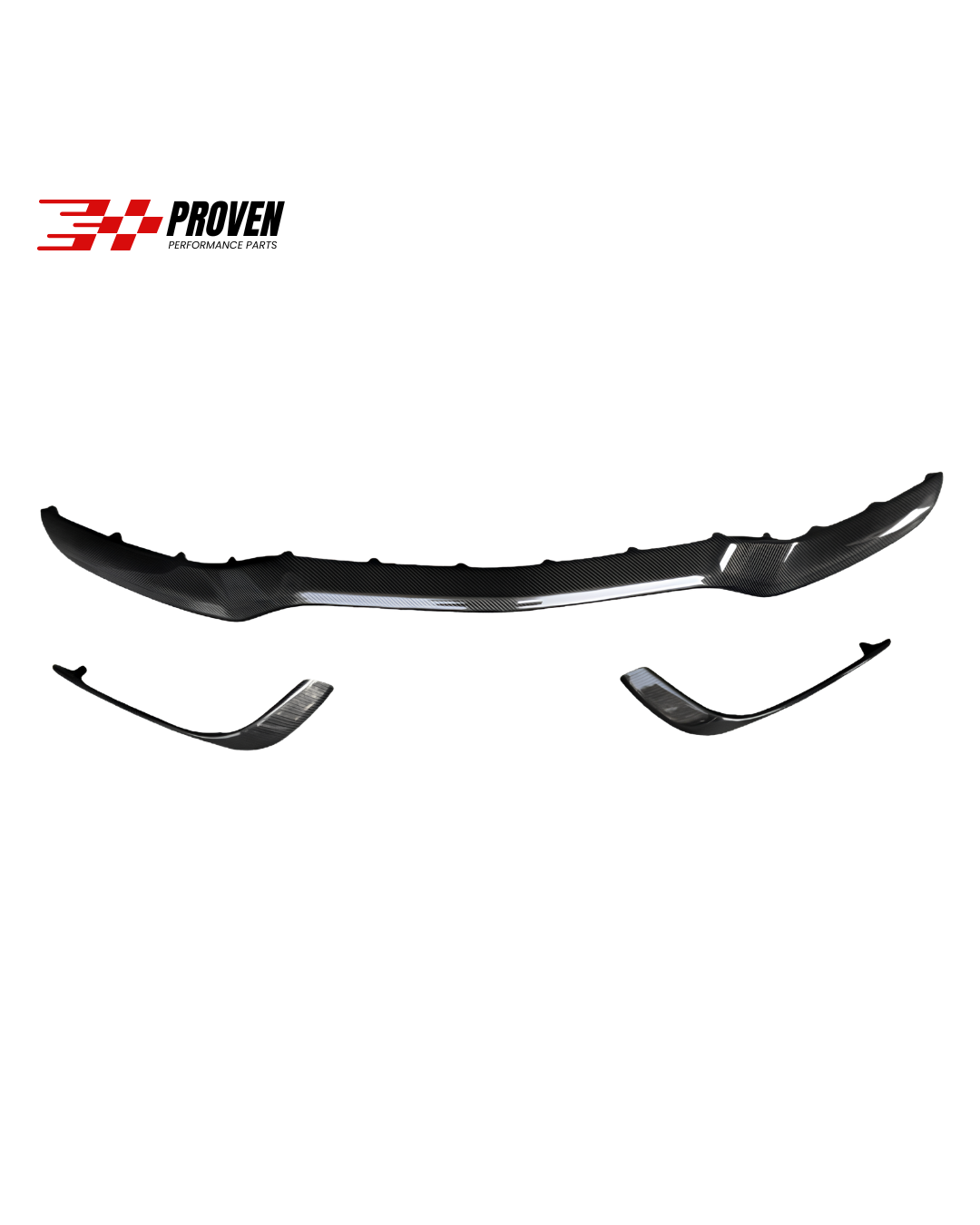 Mercedes Benz W205 C63/C63s AMG Coupe Carbon Fibre E Style Front Lip