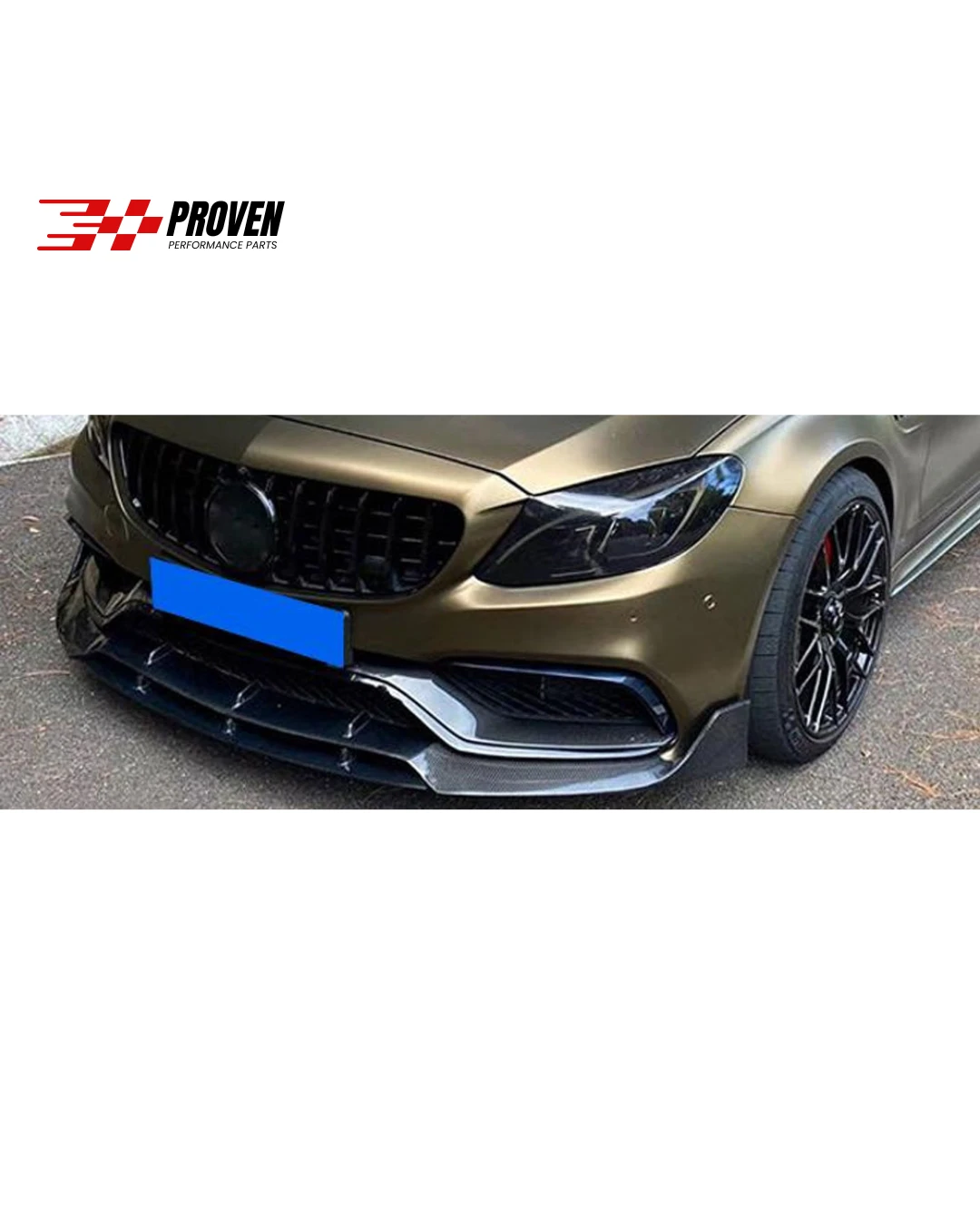 Mercedes Benz W205 C63/C63s AMG Sedan/Coupe Carbon Fibre BS Style Front Lip