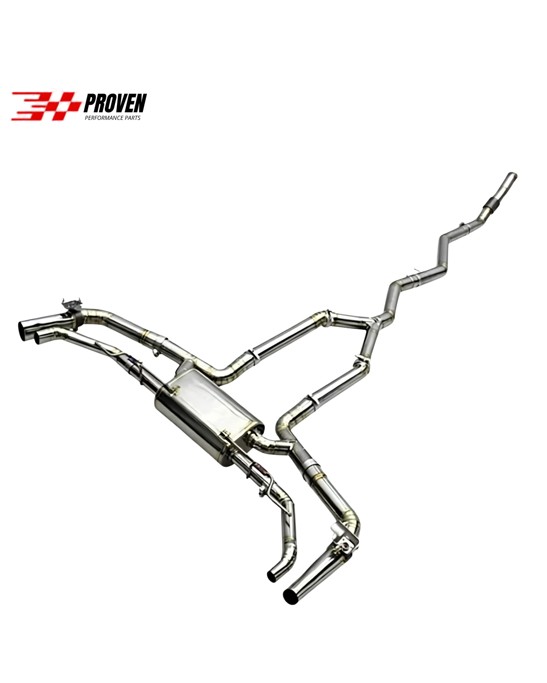 Mercedes Benz W167, GLE53 AMG Stainless Steel Valved Catback Exhaust