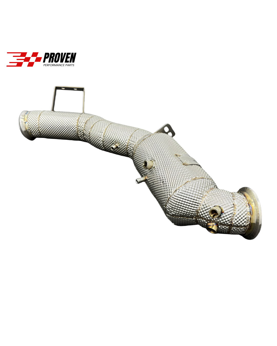 Mercedes Benz W206 C63 SE Catted Downpipe With Heatshield