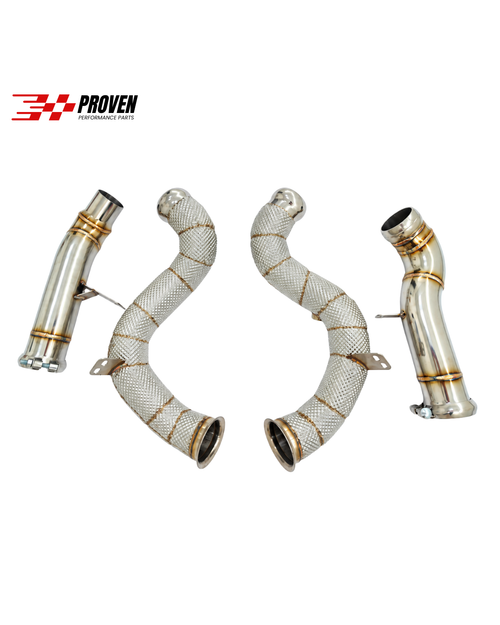 Mercedes Benz W167/C167, GLE63s AMG Catless Downpipe With Heatshield