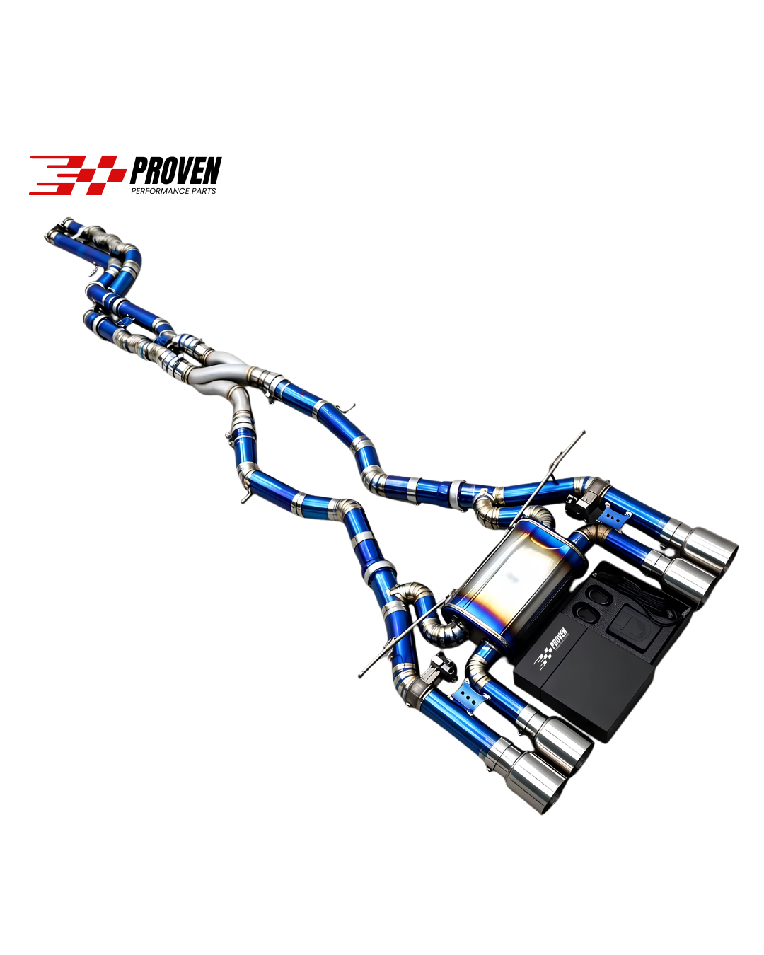 BMW F80/F82/F87, M3/M4/M2 Titanium Valved Equal Length Z Pipe Catback Exhaust