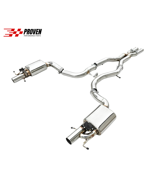 Mercedes Benz W212/W218, E63/CLS63 Stainless Steel Valved Catback Exhaust