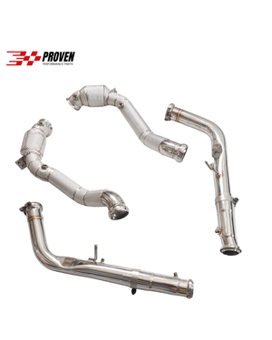 Mercedes Benz W463A G63 Catted Downpipe With Heatshield