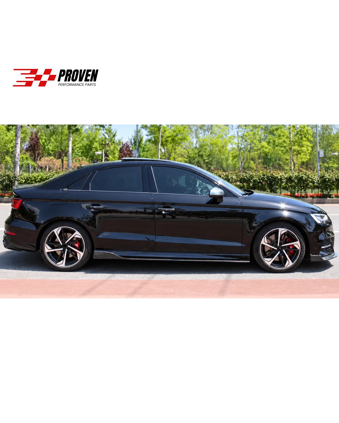 Audi 8V S3/RS3 Sedan Carbon Fibre MP Style Side Skirts