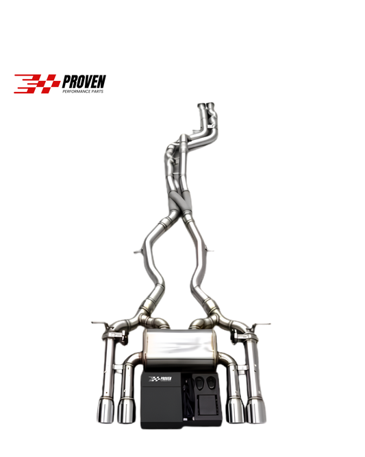 BMW F80/F82/F87, M3/M4/M2 Stainless Steel Valved Equal Length Z Pipe Catback Exhaust
