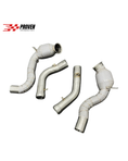 Load image into Gallery viewer, Mercedes Benz W213, E63/E63s AMG Catted Downpipe With Heatshield
