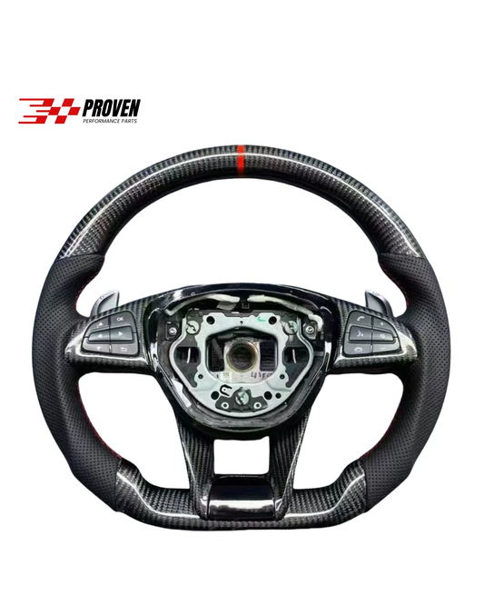 Mercedes Benz W205, C43/C63s AMG 2015-2017 Carbon Fibre Steering Wheel