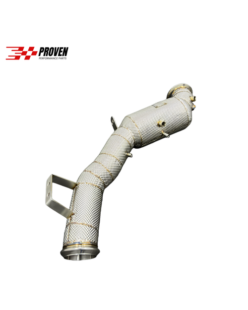 Mercedes Benz W206 C63 SE Catted Downpipe With Heatshield