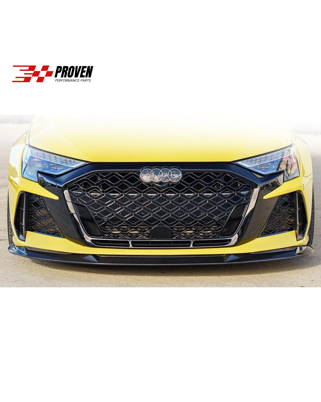 Audi 8.5Y RS3 Carbon Fibre 3D Style Front Lip