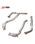 Load image into Gallery viewer, Mercedes Benz W463A G63 Catted Downpipe With Heatshield

