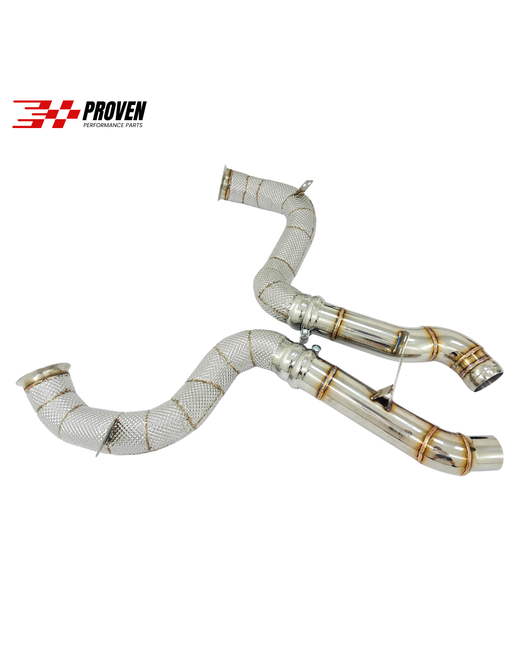 Mercedes Benz W167/C167, GLE63s AMG Catless Downpipe With Heatshield