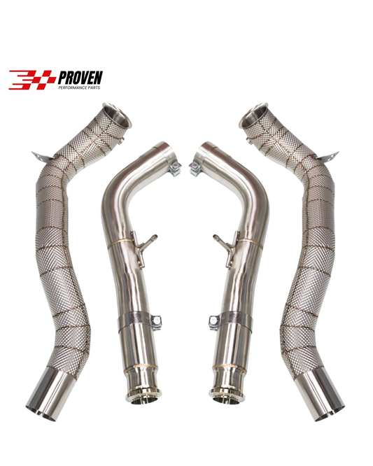 Mercedes Benz W463A G63 Catless Downpipe With Heatshield