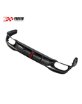 Load image into Gallery viewer, Mercedes Benz C118/W118 CLA45 AMG Carbon Fibre AE Style LED Rear Diffuser
