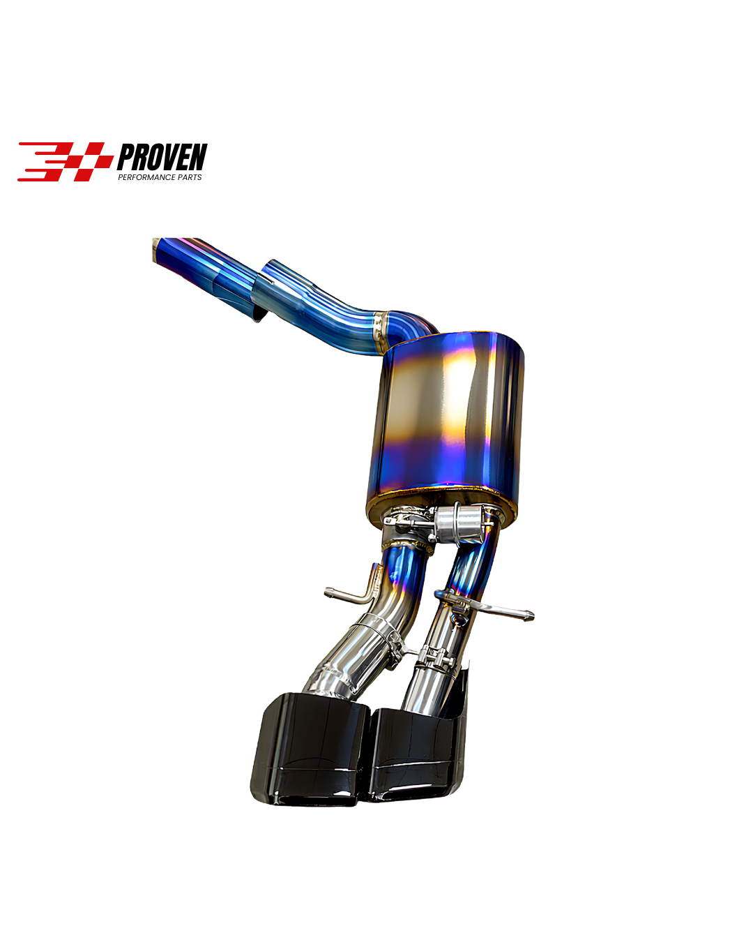 Mercedes Benz W212/W218, E63/CLS63 Titanium Valved Catback Exhaust