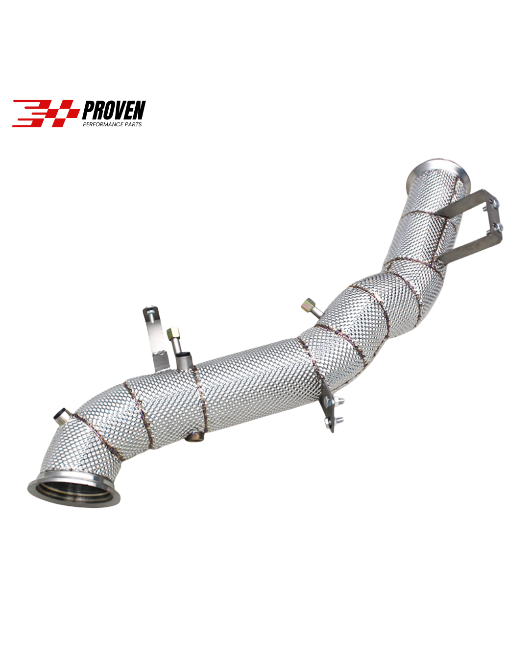 Mercedes Benz W206 C63 SE Catless Downpipe With Heatshield