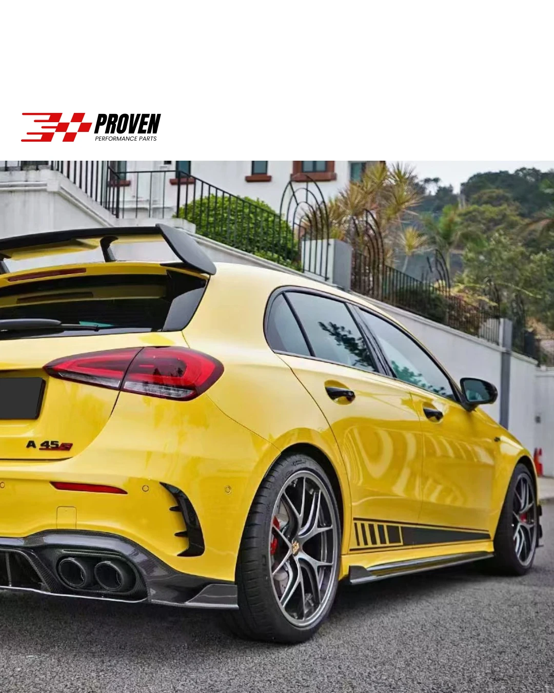 Mercedes Benz W177 A35/A45s AMG Carbon Fibre P Style Side Skirts