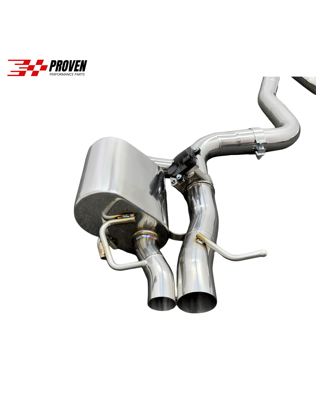 Mercedes Benz W205, C63/C63s AMG Stainless Steel Valved Catback Exhaust
