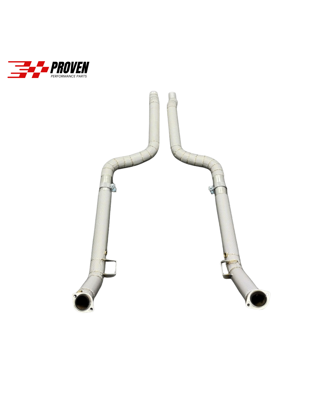 Mercedes Benz W204 C63 Catless Downpipe With Heatshield